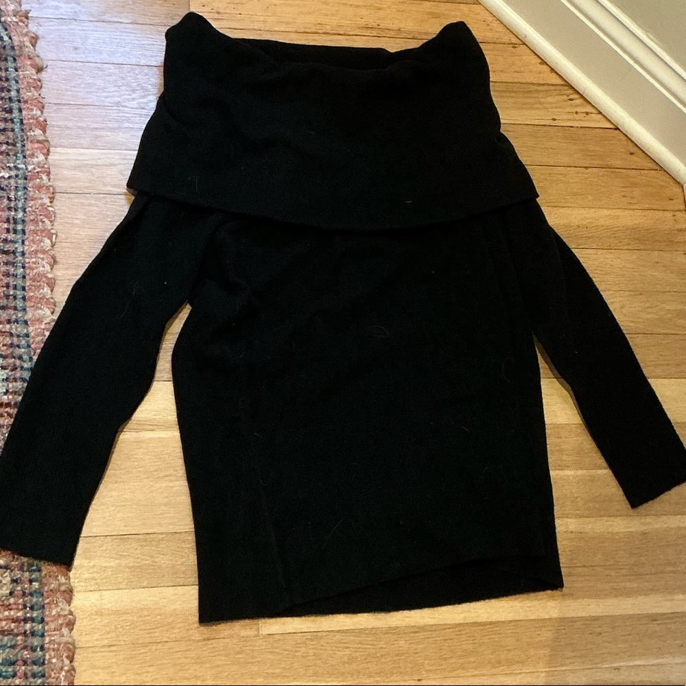White House Black Market Elegant Black Sweater